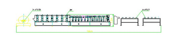 7.5Kw ρόλος κορυφογραμμών ΚΑΠ στεγών κεραμιδιών που διαμορφώνει τη μηχανή 0.3mm - 0.7mm για το Prefab σπίτι χάλυβα