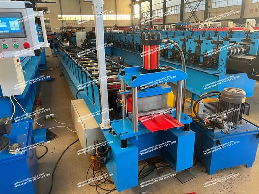 20 Σύστημα ελέγχου κυλίνδρων σταθμού PLC έλεγχο ψυχρό χάλυβα ρολό σχηματισμού μηχανή για τοίχο