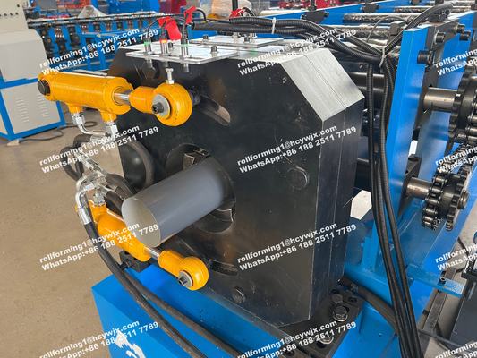 Μηχανή Διαμόρφωσης Ρολού Σωλήνα Κατασκευής από Χάλυβα για Νερό Βροχής 333