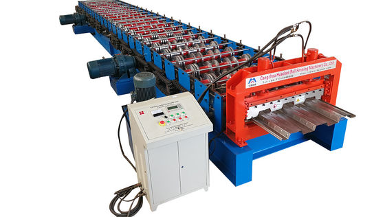 Ποιότητα  Long Life Precise Steel Floor Deck Roll Forming Machine with CE Εργοστάσιο