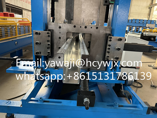 Υδραυλική κοπή γαλβανισμένου χάλυβα OMEGA Purlin Roll Forming Machine με CE