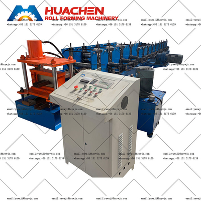 Ελεγχόμενο από PLC C Purlin Roll Forming Machine