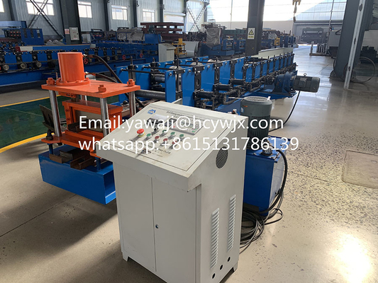 Ελεγχόμενο από PLC C Purlin Roll Forming Machine