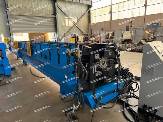 Μηχανή σχηματισμού κυλίνδρων Rainspout Downspout Roll Hydraulic Cutting 100mm ή προσαρμοσμένη διάμετρος