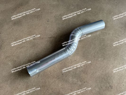 Μηχανή σχηματισμού κυλίνδρων Rainspout Downspout Roll Hydraulic Cutting 100mm ή προσαρμοσμένη διάμετρος
