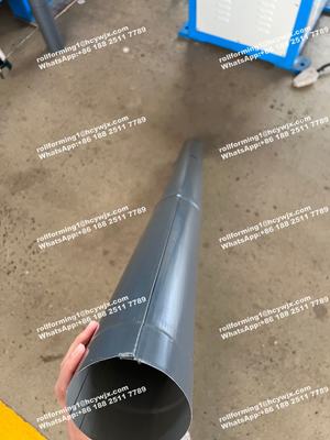 Μηχανή Διαμόρφωσης Ρολού Σωλήνα Κατασκευής από Χάλυβα για Νερό Βροχής 333