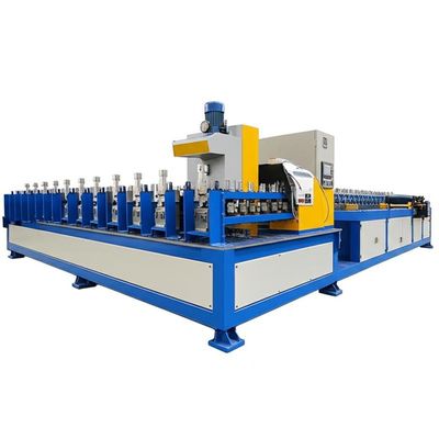 Automatic Opening and Closing Stud and Track Roll Forming Machine with 0.8-1.8mm Thickness 0-35m/min Capacity and 21.5kw Power