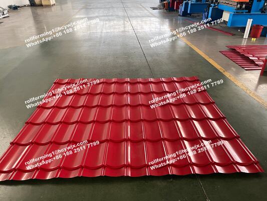 Μηχανή σχηματισμού διπλού στρώματος με σύστημα ελέγχου PLC υδραυλικής κοπής για πλακάκια οροφής πάχους 0,3-0,6 mm