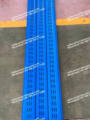 Μηχανή σχηματισμού κυλίνδρων με χρωματιστή επικάλυψη τοίχων, με πάχος 0,3-0,6 mm και 15 σειρές κυλίνδρων