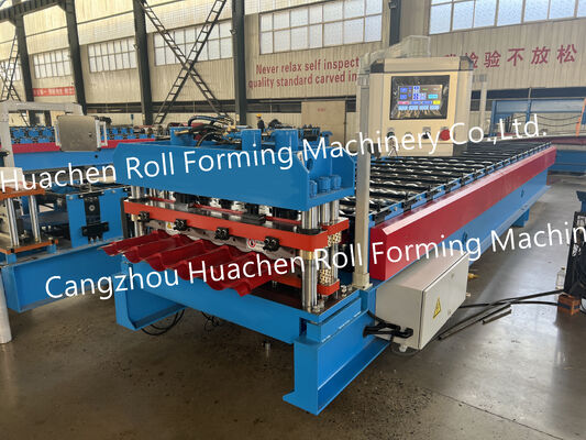 Steel Metal Galvanized Roofing/Roof Sheet Panel Double Layer/Deck Cold Roll Forming Machine/Machinery