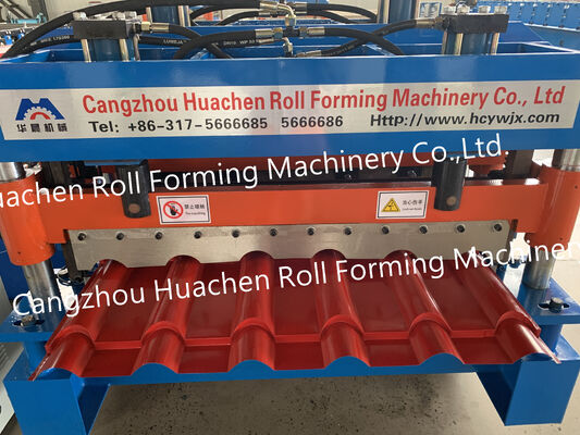 High-strength steel tile roof panel rolling press machine for construction materials