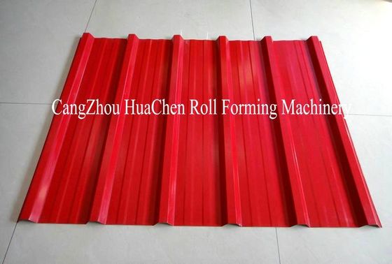 Υψηλής ταχύτητας διπλός ρόλος υλικού κατασκευής σκεπής μετάλλων στρώματος χρησιμοποιημένος κτήριο που διαμορφώνει τη μηχανή