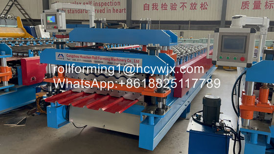 Αυτόματος ρόλος μετάλλων μεταφοράς αλυσίδων που διαμορφώνει το διπλό στρώμα μηχανών για τη στέγη