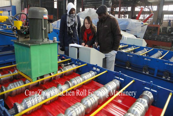 Αυτόματη Μηχανή Διαμόρφωσης Ρολού Διπλής Στρώσης από Γαλβανισμένο Χάλυβα για την Κατασκευή Κεραμιδιών Πάχους 0,3-0,6mm