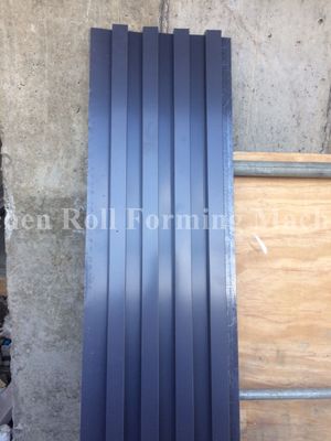 Φύλλο στεγών πιάτων χάλυβα που κατασκευάζει τη μηχανή, επιτροπή τοίχων που διαμορφώνει τη μηχανή με υδραυλικό Decoiler