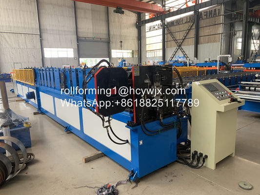 76.2x101.6mm ορθογώνιο downspout ρολό σχηματισμού μηχανή για downpipe βροχερού νερού