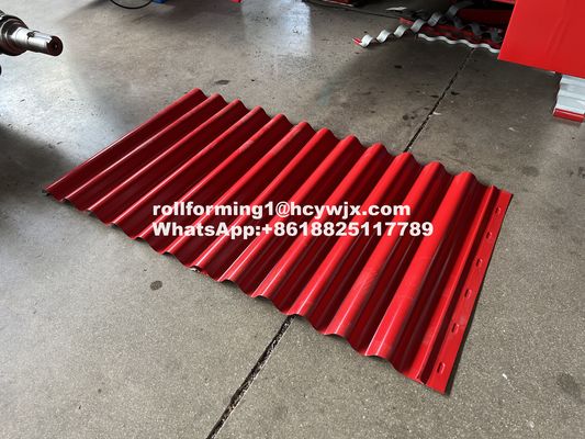 Μηχανή κυματοειδούς κυματοειδούς ρολά 220V με κωδικοποιητή Omron