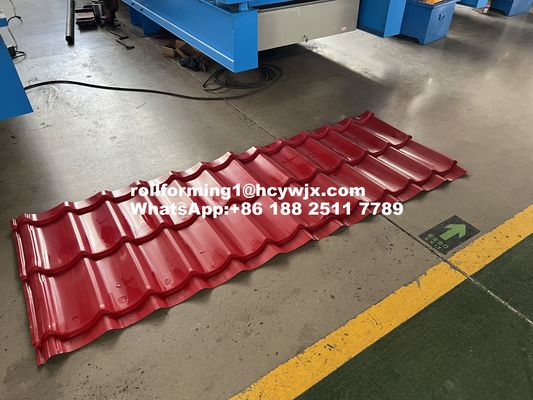 Μηχανή σχηματισμού ψυχρών κυλίνδρων διπλού στρώματος με προφίλ C15 και TR10-113