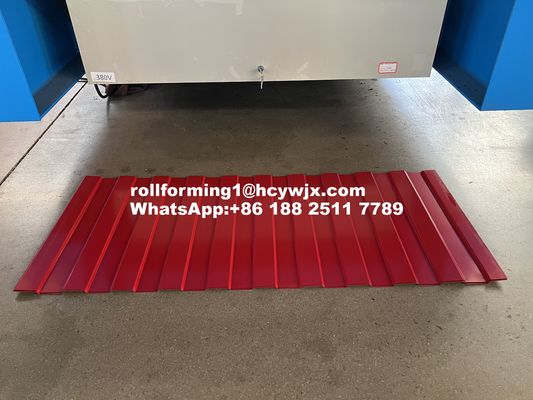 Μηχανή σχηματισμού ψυχρών κυλίνδρων διπλού στρώματος με προφίλ C15 και TR10-113