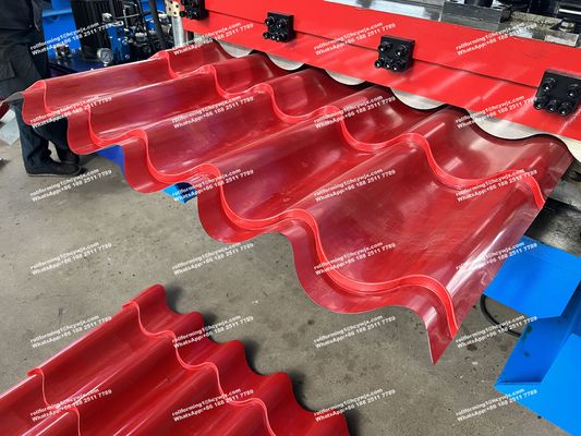 PPGI Χρώμα Χάλυβα ΓΙ υλικό για γυαλισμένο πλακάκι Roll Forming Machine