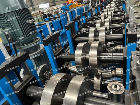 CZU M4Z/M4C Purlins Roll Forming Machine Μεταβολή μεγέθους προφίλ με ένα κλικ