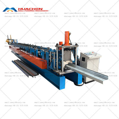 7.5KW αλυσίδα κίνηση προσαρμόσιμη αυτόματη μηχανή παραγωγής CZ Purlin