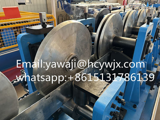 Υδραυλική κοπή γαλβανισμένου χάλυβα OMEGA Purlin Roll Forming Machine με CE
