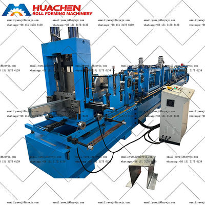Υδραυλική κοπή γαλβανισμένου χάλυβα OMEGA Purlin Roll Forming Machine με CE