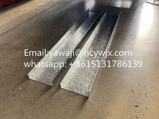 C Μηχανή σχηματισμού κυλίνδρων Purlin με εύκολη αλλαγή