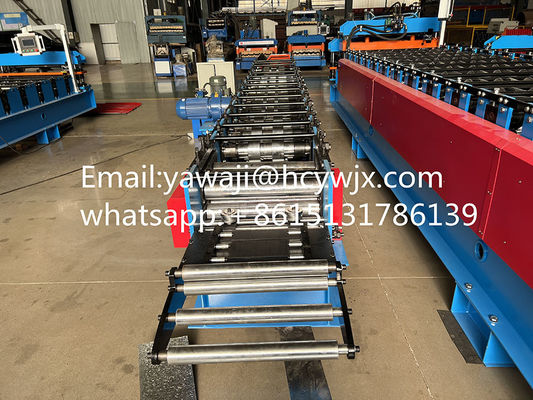 C Μηχανή σχηματισμού κυλίνδρων Purlin με εύκολη αλλαγή