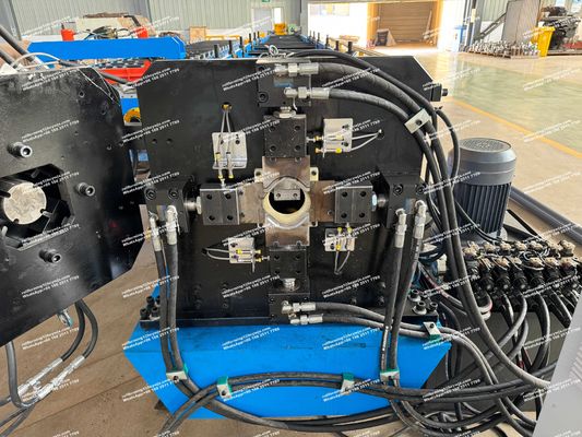 Μηχανή σχηματισμού κυλίνδρων σωλήνων με κυλίνδρους κυλίνδρους 100 mm Τύπος υδραυλικής κοπής