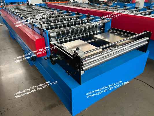Μηχανή Διαμόρφωσης Κυματοειδών για Πάνελ Τοίχου και Επένδυσης με Μετάδοση Αλυσίδας Υψηλής Ταχύτητας