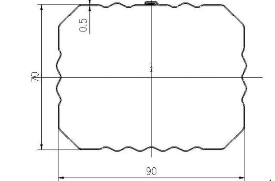 Ρόλος υδρορροών που διαμορφώνει τη μηχανή/την τετραγωνική υδρορροή τύπων που διαμορφώνει το squar σωλήνα χάλυβα μηχανών/διοχετεύσεων που κατασκευάζει τη μηχανή