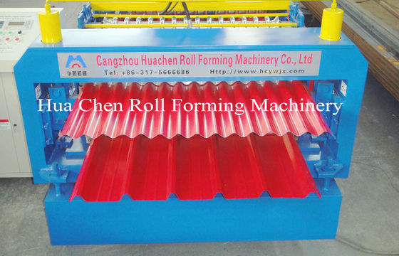 Διπλός ρόλος φύλλων χάλυβα χρώματος επιτροπής στεγών στρώματος που διαμορφώνει τη μηχανή με 12/13 σειρές