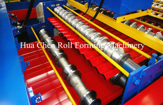 Διπλός ρόλος φύλλων χάλυβα χρώματος επιτροπής στεγών στρώματος που διαμορφώνει τη μηχανή με 12/13 σειρές