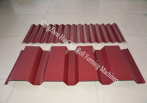 Το διπλό στρώμα ελέγχου PLC Siemens βερνίκωσε το ρόλο διαμορφώνοντας τη μηχανή για τη στέγη