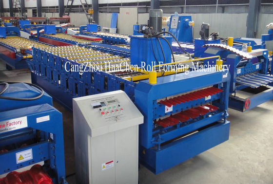 Αυτόματος γαλβανισμένος ρόλος στρώματος χάλυβα διπλός που διαμορφώνει τη μηχανή με 380V 50Hz