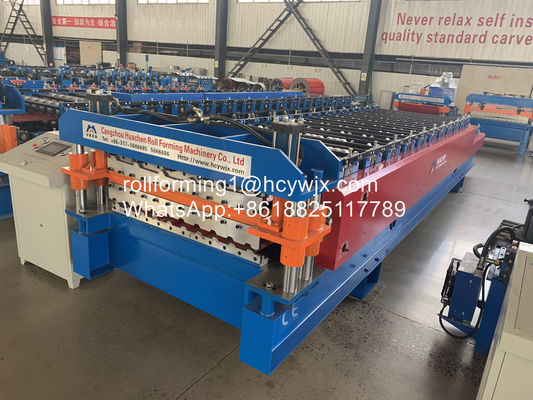 Διπλός ρόλος στρώματος υλικού κατασκευής σκεπής μετάλλων IBR που διαμορφώνει τη μηχανή